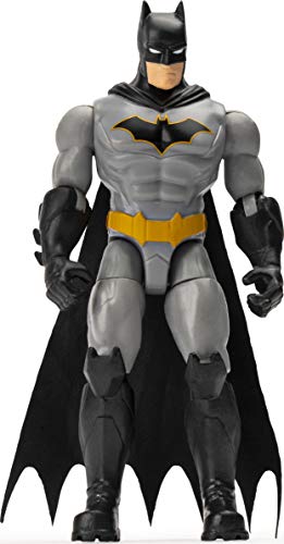 BATMAN Figura de acción de Batman Renacimiento de 10 cm con 3 Accesorios misteriosos, Misión 1