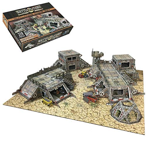 Battle Systems - BSTSFC003 - Outlands Core Set - Terreno de juego en miniatura de sobremesa de ciencia ficción de 28 mm - Tablero de juego de varios niveles - Wargaming en un universo de 40K Battle Systems - BSTSFC003 - Outlands Core Set - Terreno de juego en miniatura de sobremesa de ciencia ficción de 28 mm - Tablero de juego de varios niveles - Wargaming en un universo de 40K