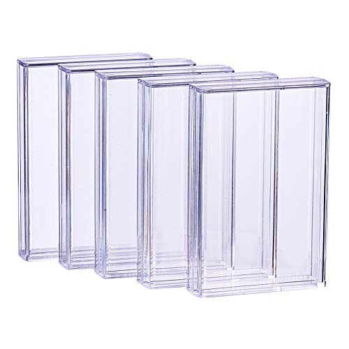 BENECREAT 9 Pack Caja Plástica de Alta Transparencia Contenedores de Plástico Cajon Organizadores para Artículos de Belleza, Cuentas Pequeñas, Hallazgos de Joyería y Otros Artículos Pequeños 9x6x1.8cm BENECREAT 9 Pack Caja Plástica de Alta Transparencia Contenedores de Plástico Cajon Organizadores para Artículos de Belleza, Cuentas Pequeñas, Hallazgos de Joyería y Otros Artículos Pequeños 9x6x1.8cm