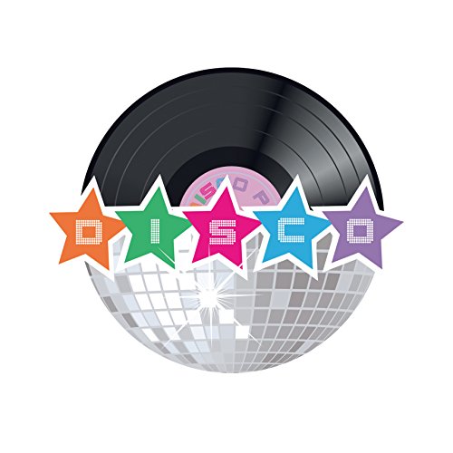 Boland 00732 – Juego 4 adornos Disco Party, multicolor , color/modelo surtido