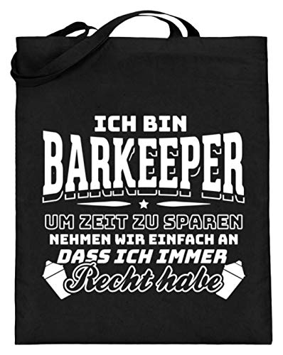 Bolsa de yute con asas largas para los fans del alcohol y la fiesta., color Negro, talla 38cm-42cm Bolsa de yute con asas largas para los fans del alcohol y la fiesta., color Negro, talla 38cm-42cm
