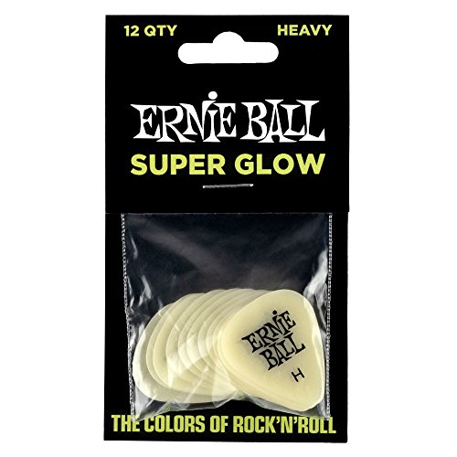 Bolsa pesada Ernie Ball Super Glow Cellulose de 12