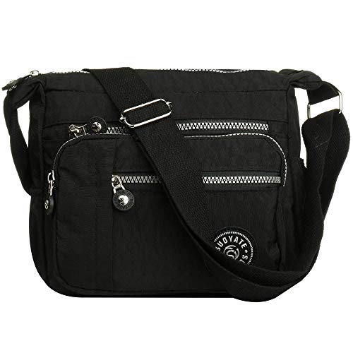 Bolso bandolera con múltiples bolsillos para mujer, casual, cruzado, bolso de hombro, para compras, viajes, senderismo, uso diario Bolso bandolera con múltiples bolsillos para mujer, casual, cruzado, bolso de hombro, para compras, viajes, senderismo, uso diario