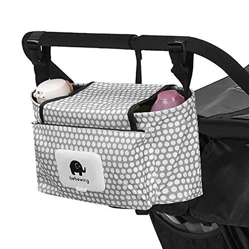 Bolso Carro Bebé, Bebé Bolso de bolsa de almacenamiento bolsa de pañales para Impermeable Infantil Bolso Carro Bebé, Bebé Bolso de bolsa de almacenamiento bolsa de pañales para Impermeable Infantil