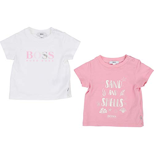 BOSS - Conjunto - para niño rosa / blanco 9 Meses