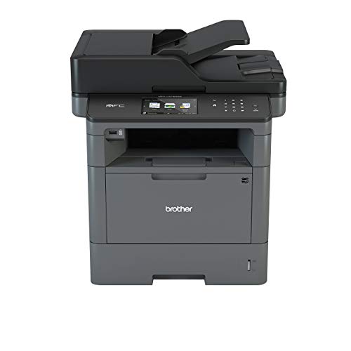 Brother MFC-L5750DW - Impresora multifunción láser monocromo (bandeja 250 hojas, 40 ppm, USB 2.0, memoria de 256 MB, doble cara automática, Ethernet, Wifi) color gris carbón