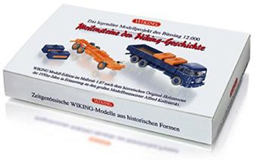 Büssing 12.000, Juego Clásico del camion - modelo miniatura - modello completo - Wiking 1:87 - Modelo DE Coleccionista