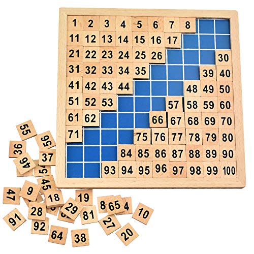 BUZIFU Números Montessori, Puzzles de Números de Madera, Juguete Educativo del 1 al 100, Juegos Matematicos para Niños 2 a 7 Años, para Casa y Aula, para Ayudar a los Peques a las Matemáticas Básicas BUZIFU Números Montessori, Puzzles de Números de Madera, Juguete Educativo del 1 al 100, Juegos Matematicos para Niños 2 a 7 Años, para Casa y Aula, para Ayudar a los Peques a las Matemáticas Básicas