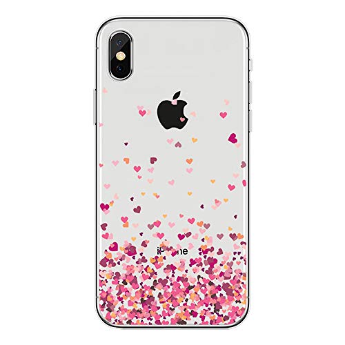 Carcasa para iPhone XS MAX de Silicona Transparente Suave TPU Funda Protectora, Regalo para niña Rosa Amor diseño antiarañazos Funda para iPhone XS MAX Rosa Amor Carcasa para iPhone XS MAX de Silicona Transparente Suave TPU Funda Protectora, Regalo para niña Rosa Amor diseño antiarañazos Funda para iPhone XS MAX Rosa Amor