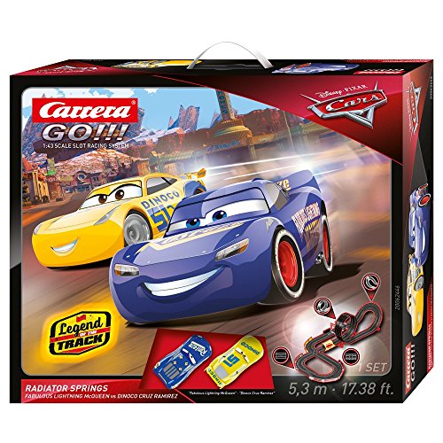 Carrera GO!!! - Rayo Mcqueen, Dinoco Cruz Disney·Pixar Cars - Radiator Springs Circuito de Coches (Carrera 20062446) Carrera GO!!! - Rayo Mcqueen, Dinoco Cruz Disney·Pixar Cars - Radiator Springs Circuito de Coches (Carrera 20062446)