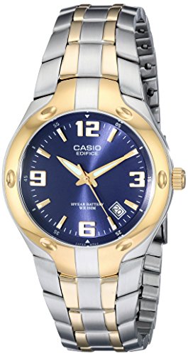 Casio EF106SG-2AV - Reloj Edifice analógico, sumergible a 100 m, color dorado y cromo Casio EF106SG-2AV - Reloj Edifice analógico, sumergible a 100 m, color dorado y cromo