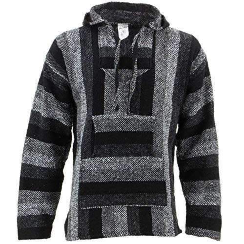 Chaqueta con capucha, tonos grises, hippie, parte superior gris gris XX-Large Chaqueta con capucha, tonos grises, hippie, parte superior gris gris XX-Large