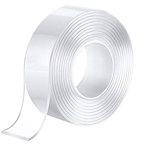 Cinta Adhesiva Lavable,Cinta Doble Cara Extra Fuerte, Cinta de Doble Cara Multifuncional Cinta Adhesiva Extraíble Transparente (9.8ft/3Meter) Nano Tape,para Pared,Cocina,Alfombra,Fijación de Fotos Cinta Adhesiva Lavable,Cinta Doble Cara Extra Fuerte, Cinta de Doble Cara Multifuncional Cinta Adhesiva Extraíble Transparente (9.8ft/3Meter) Nano Tape,para Pared,Cocina,Alfombra,Fijación de Fotos