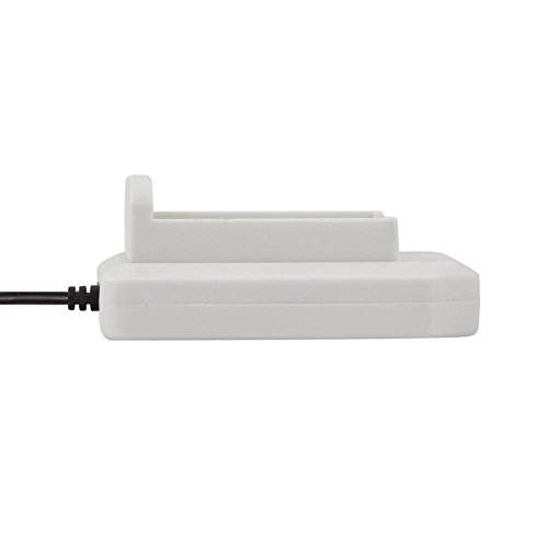 Controlador inalámbrico USB Cargador de batería Estación de carga para Xbox 360 Sobrecarga, sobrecorriente y protección contra cortocircuitos Resistente al desgaste y de alta resistencia(blanco)