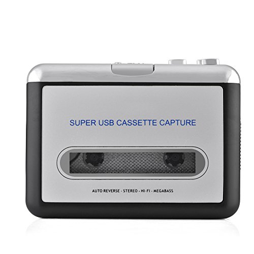 Convertidor de Casete, Reproductor de Cassette a MP3 convertidor Grabador de Cassette Dispositivo de Captura de Audio convertir Cinta de Audio a MP3 PC/Audio analógico a Formato Digital