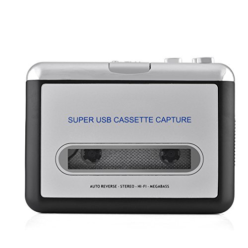 Convertidor de Casete, Reproductor de Cassette a MP3 convertidor Grabador de Cassette Dispositivo de Captura de Audio convertir Cinta de Audio a MP3 PC/Audio analógico a Formato Digital Convertidor de Casete, Reproductor de Cassette a MP3 convertidor Grabador de Cassette Dispositivo de Captura de Audio convertir Cinta de Audio a MP3 PC/Audio analógico a Formato Digital