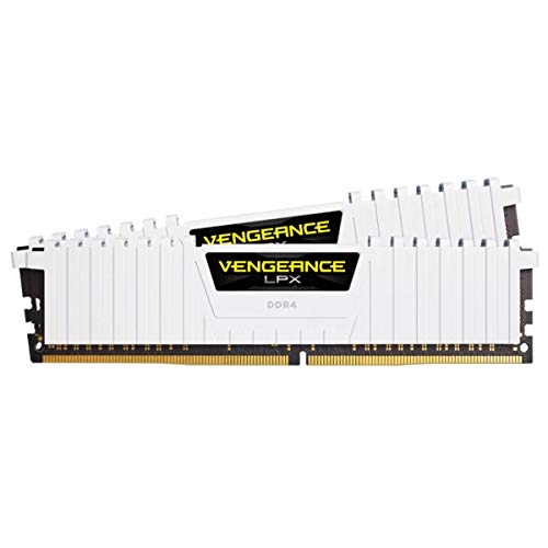 Corsair Vengeance LPX - Módulo de memoria XMP 2.0 de alto rendimiento de 16 GB (2 x 8 GB, DDR4, 3200 MHz, C16) color blanco Corsair Vengeance LPX - Módulo de memoria XMP 2.0 de alto rendimiento de 16 GB (2 x 8 GB, DDR4, 3200 MHz, C16) color blanco
