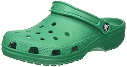 Crocs Classic U, Zuecos con Correa Trasera Unisex Adulto, Verde (Verde Oscuro), 36/37 EU Crocs Classic U, Zuecos con Correa Trasera Unisex Adulto, Verde (Verde Oscuro), 36/37 EU