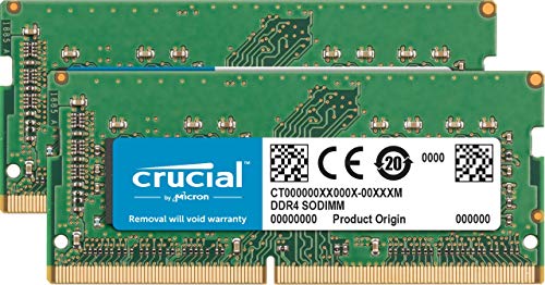 Crucial RAM CT2K32G4S266M 64 GB (2 x 32 GB) DDR4 2666 MHz CL19 Kit de memoria Mac
