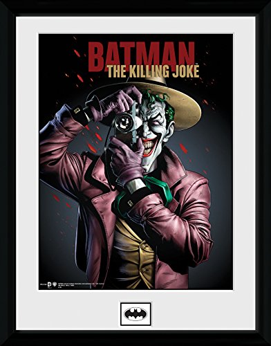 DC Comics GB Eye LTD, Batman Comic, Kiling Joke Portrait, Fotografía enmarcada 30 x 40 cm