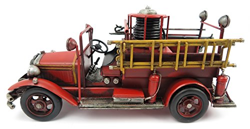De chapa de diseño de coches antiguos de coche de bomberos de coche de colour rojo con diseño de camión de bomberos camión de coche de juego de diseño de retro de chapa de modelo de coche modelo de coche con diseño vintage De chapa de diseño de coches antiguos de coche de bomberos de coche de colour rojo con diseño de camión de bomberos camión de coche de juego de diseño de retro de chapa de modelo de coche modelo de coche con diseño vintage