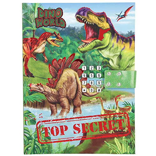 Depesche Diario con código y sonido, Dino World Cars, verde, aprox. 20,5 x 15 x 3 cm Depesche Diario con código y sonido, Dino World Cars, verde, aprox. 20,5 x 15 x 3 cm