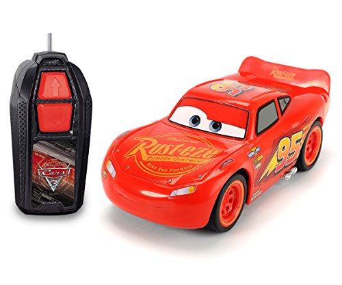 Dickie Toys- Cars Coche Rayo MC Queen RC Single Drive, Control Remoto, Escala 1:32, Monocanal, para Niños a Partir de 3 Años