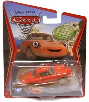 Disney / Pixar CARS 2 Movie 1:55 Scale Die Cast Car Celine Dephare Chase Edition Mattel 2012 by Mattel