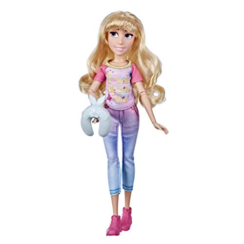 Disney Princess Comfy Squad Aurora Fashion Doll, Juguete Inspirado en la película Ralph rompe Internet, muñeca Casual