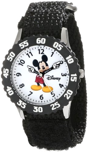 Disney W000227 - Reloj para niño de Nailon Blanco