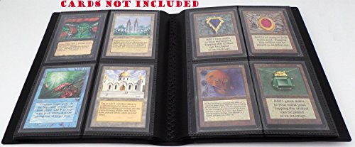 docsmagic.de Pro-Player 4-Pocket Album Black - 160 Card Binder - Álbum para Tarjetas - MTG - PKM - YGO - Negra docsmagic.de Pro-Player 4-Pocket Album Black - 160 Card Binder - Álbum para Tarjetas - MTG - PKM - YGO - Negra