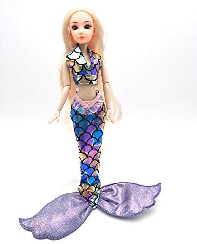 Dolls - Handmade s Party Dress Gown Skirt Fashion Clothes for Barbie Doll Genuine Mermaid Tail Dress Baby Toy - by TAllen - 1 PCs