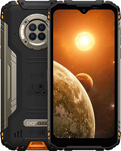 DOOGEE S96 Pro 8GB RAM + 128GB ROM, Smartphone 4G, Cámara Cuádruple 48MP, Visión Nocturna + Frontal 16MP, 6350mAh Movil Android 10, 6.22 HD+, NFC, GPS, IP68 IP69K Resistente al Agua, Golpes, Naranja DOOGEE S96 Pro 8GB RAM + 128GB ROM, Smartphone 4G, Cámara Cuádruple 48MP, Visión Nocturna + Frontal 16MP, 6350mAh Movil Android 10, 6.22 HD+, NFC, GPS, IP68 IP69K Resistente al Agua, Golpes, Naranja