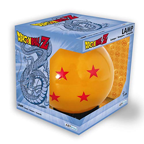 Dragon Ball Z - Bola de cristal de luz espía (4 estrellas, cable USB), color naranja