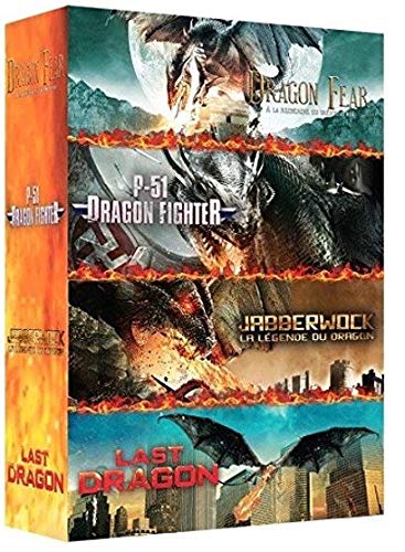 Dragons : P-51 Dragon Fighter + Dragon Fear - A la recherche du trésor perdu + The Last Dragon - L'ultime bataille + Jabberwock - La légende du Dragon [Francia] [DVD]