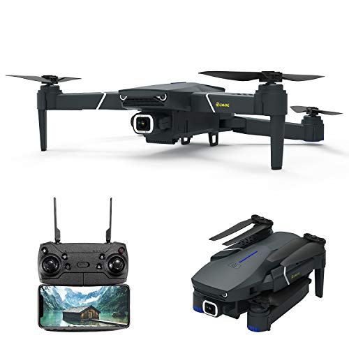 EACHINE E520, Drone con Camara 4k WiFi 4K para Adultos Niños Drone FPV HD 5.8 GHz, WiFi App, 250m FPV Distancia, Selfie Drone con 4K, Drone Profesionales, Gran Angular Drone. …