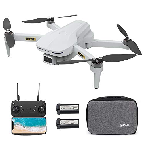 EACHINE EX5 GPS Mini Drone con Cámara 4K HD Plegable para Adultos 60 Minutos de Tiempo de Vuelo 1000 Metros Rango FPV Control de Gestos 5G GHz WiFi FPV 1406 Motor Brushless GPS Sígueme Lente Ajuste