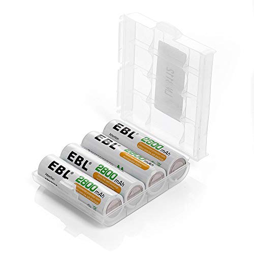 EBL 2800mAh AA de Alta Capacidad Ni-MH Pilas Recargables para los Equipos Domésticos - 4 Piezas EBL 2800mAh AA de Alta Capacidad Ni-MH Pilas Recargables para los Equipos Domésticos - 4 Piezas