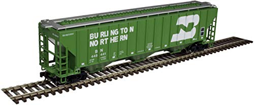 Escala H0 - Vagón de Mercancía Cubiertos Tolva Burlington Northern