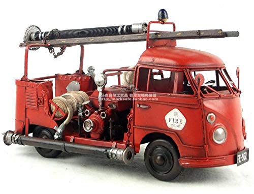 Estatua Figurilla Escultura Estatuilla,Hierro Creativa Moderna Retro Lata Roja Camión De Bomberos Antiguo Ornamento De Arte Para El Vino Gabinete Salón Bar Cafetería En La Decoración Del Hogar Estatua Figurilla Escultura Estatuilla,Hierro Creativa Moderna Retro Lata Roja Camión De Bomberos Antiguo Ornamento De Arte Para El Vino Gabinete Salón Bar Cafetería En La Decoración Del Hogar