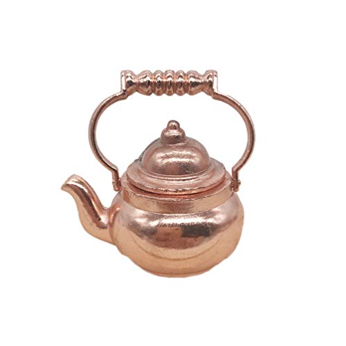 EXCEART Muebles de Casa de Muñecas Mini Hervidor de Agua en Miniatura Olla de Agua con Tapa Que Se Puede Abrir Accesorio de Cocina en Miniatura de Casa de Muñecas EXCEART Muebles de Casa de Muñecas Mini Hervidor de Agua en Miniatura Olla de Agua con Tapa Que Se Puede Abrir Accesorio de Cocina en Miniatura de Casa de Muñecas