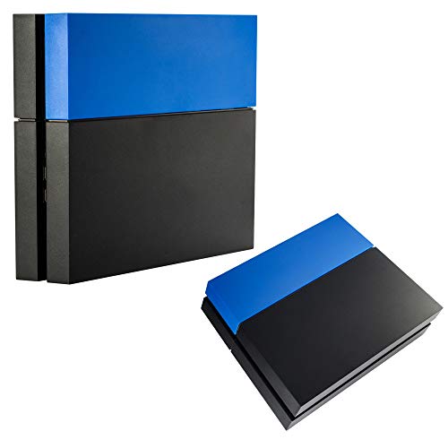 eXtremeRate Funda Externa Carcasa Exterior Cubierta reemplazable Tapa Intercambiable Mate para la Consola del Playstation 4 PS4 Original Azul