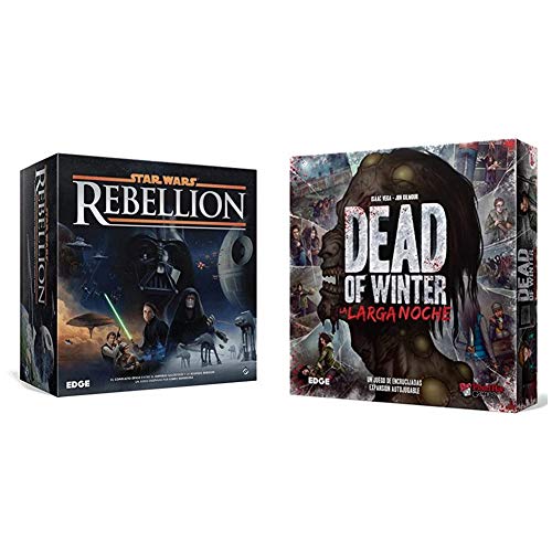 Fantasy Flight Games-EDGSW03 Star Wars Rebellion (EDGSW03) + Edge Entertainment Dead of Winter - La Larga Noche, Juego de Mesa (Edge Entertainment EDGXR02)