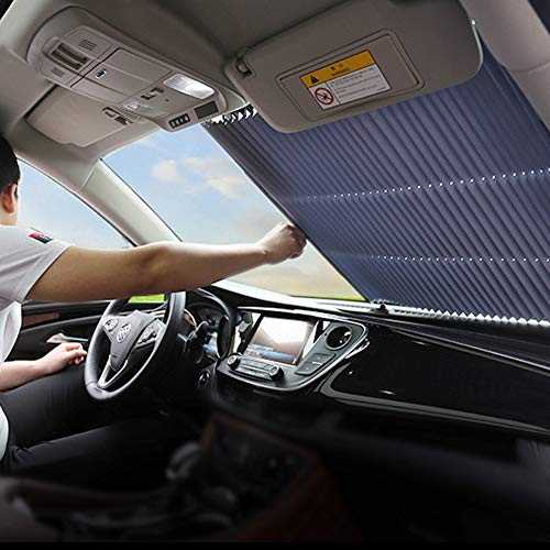 FBARTL Parabrisas del Coche Parasol, Estilo de acordeón Retractable automático Parabrisas Delantero Parasol Protector Solar Aislante Protector Solar (80cm para CAMION) FBARTL Parabrisas del Coche Parasol, Estilo de acordeón Retractable automático Parabrisas Delantero Parasol Protector Solar Aislante Protector Solar (80cm para CAMION)