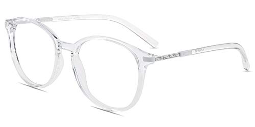Firmoo Gafas Luz Azul para Mujer Hombre, Gafas Filtro Antifatiga Anti luz Azul y contra UV400 Ordenador de Gafas Montura TR90 para Protección los Ojos, L9913 Transparentes Blanco Firmoo Gafas Luz Azul para Mujer Hombre, Gafas Filtro Antifatiga Anti luz Azul y contra UV400 Ordenador de Gafas Montura TR90 para Protección los Ojos, L9913 Transparentes Blanco