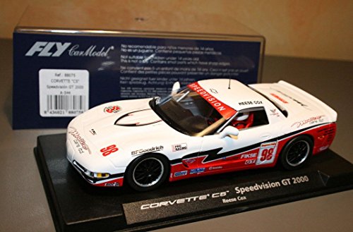 FLy - Scalextric Slot 88075 Compatible Corvette c5 speedvision GT 2000 a-544