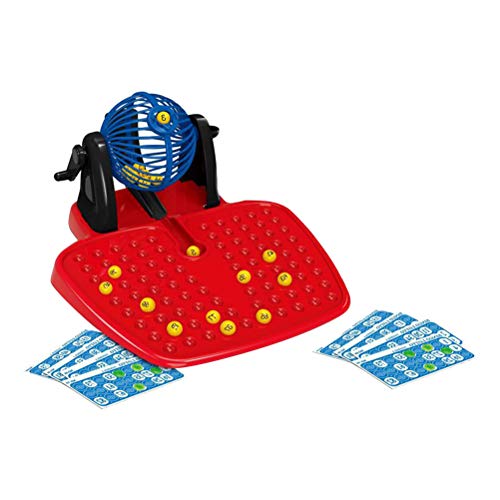 Fovor Consolas de juegos para niños, Portátil de la Lotería de la Máquina Mini Manual de Bingo Bolas de Dibujo de la Mano Sacudida de la Bola de la Suerte para los Niños