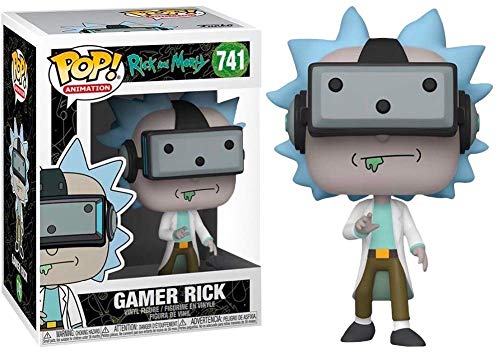 Funko Rick & Morty Pop! Animation Vinyl Figure Gamer Rick 9 cm Mini Figures