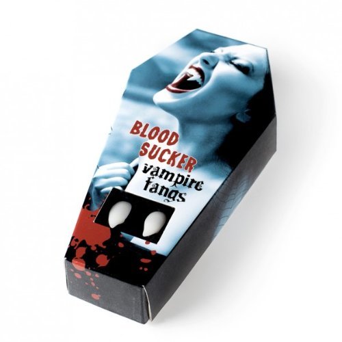 FXSTUFF Dientes de Vampiro cápsula de Sangre Falsa + Masilla termoplástica (Reutilizable) - moldeable según Las Necesidades permitiendo adhesión