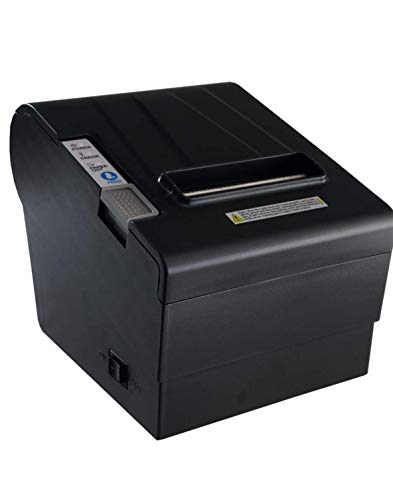 Geon - Impresora Térmica de Tickets, 200 mm/s, Papel 80 mm, Corte Automático y Manual, Negro, Triple inteface, USB Serial Ethernet/LAN